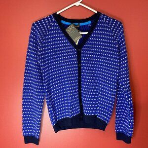Velveteen Boy's Button Up Cardigan Knit Sweater - Size 10-12 Years - NWT